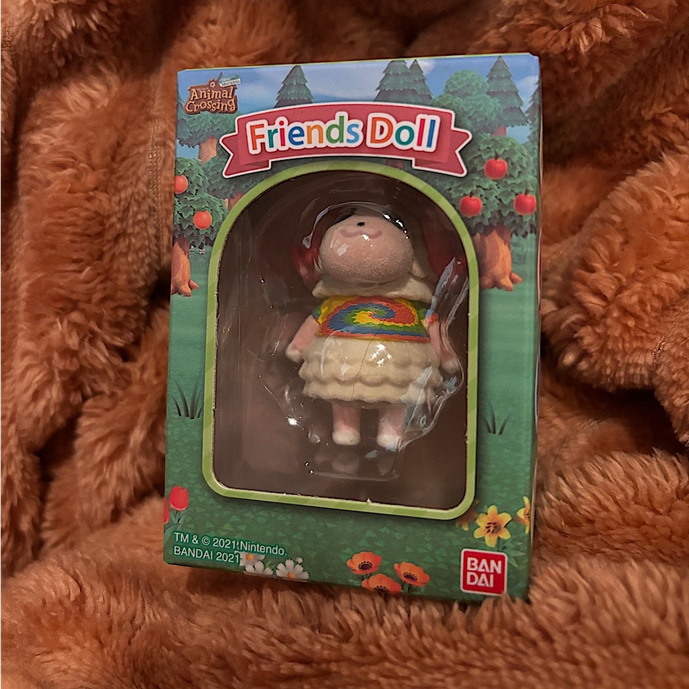 Animal Crossing Collectible Flocked “Friends Doll” Dom
